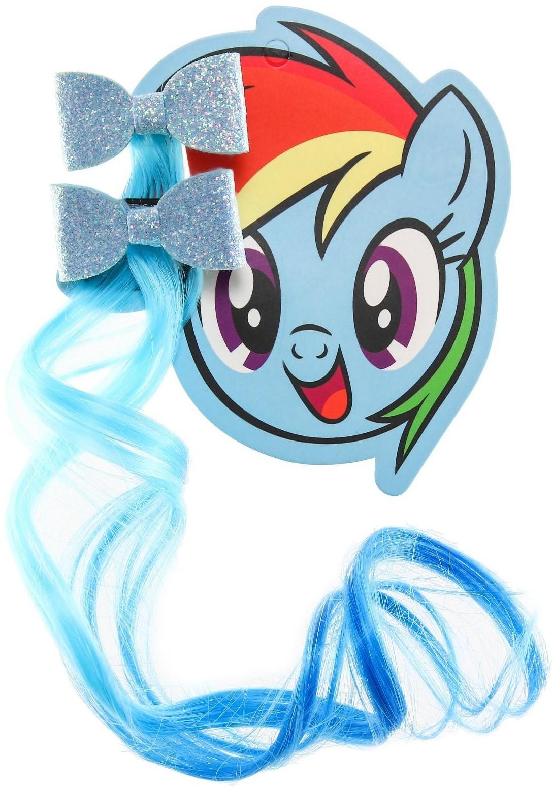 Набор прядей для волос на заколке 