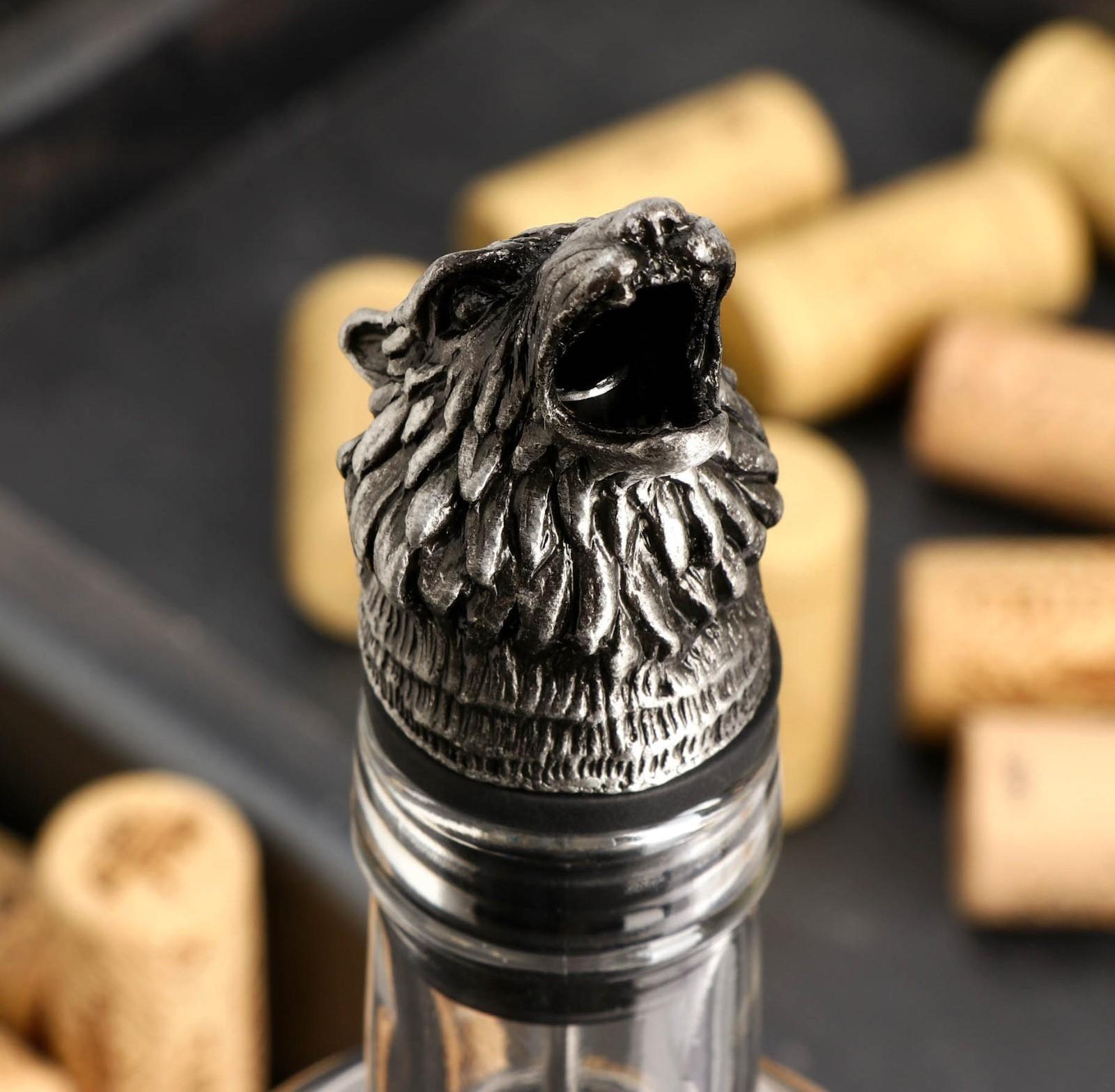 Гейзер для вина «Волк», 9 см