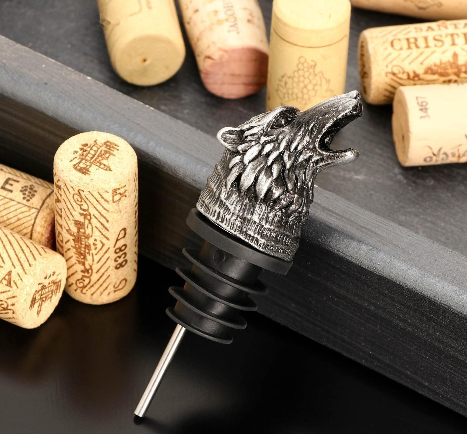 Гейзер для вина «Волк», 9 см