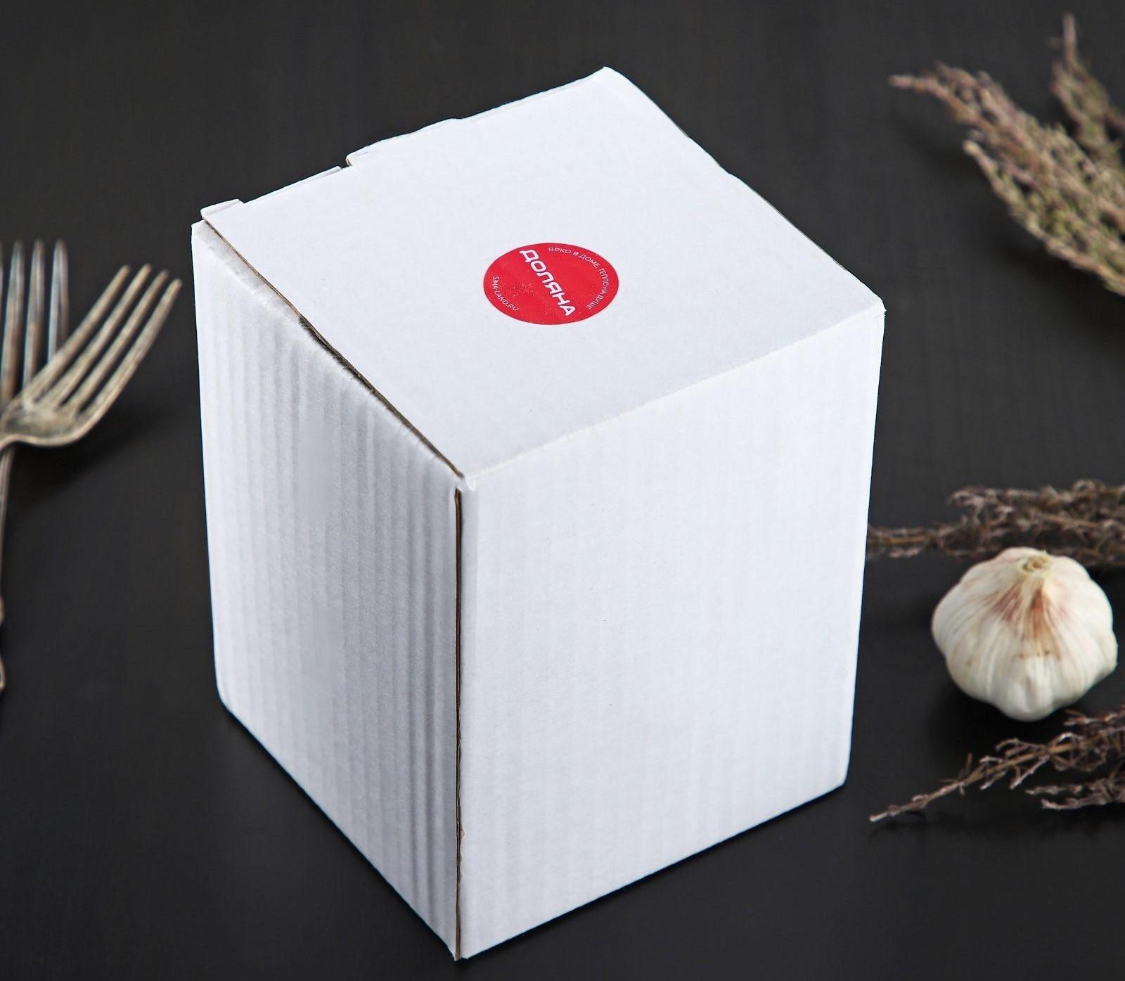 Ступка с пестиком из камня Доляна «Мрамор», 10×8 см, цвет серый