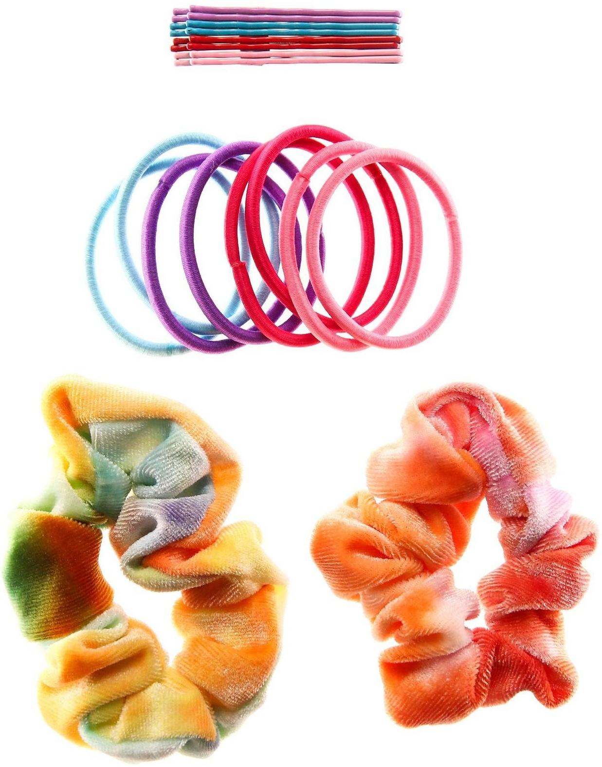 Набор аксессуаров для волос: 8 невидимкок и 10 резинок 