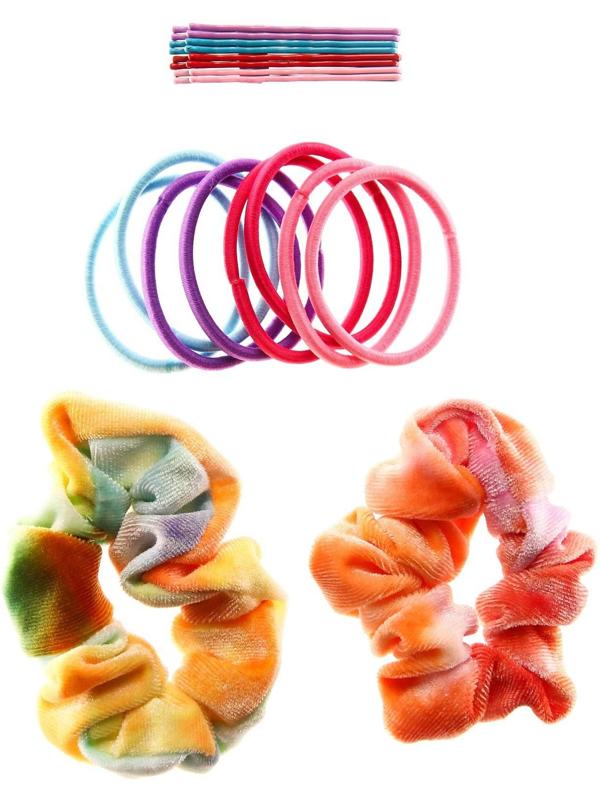 Набор аксессуаров для волос: 8 невидимкок и 10 резинок 
