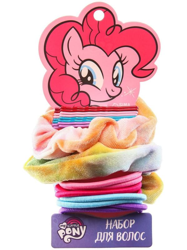 Набор аксессуаров для волос: 8 невидимкок и 10 резинок 