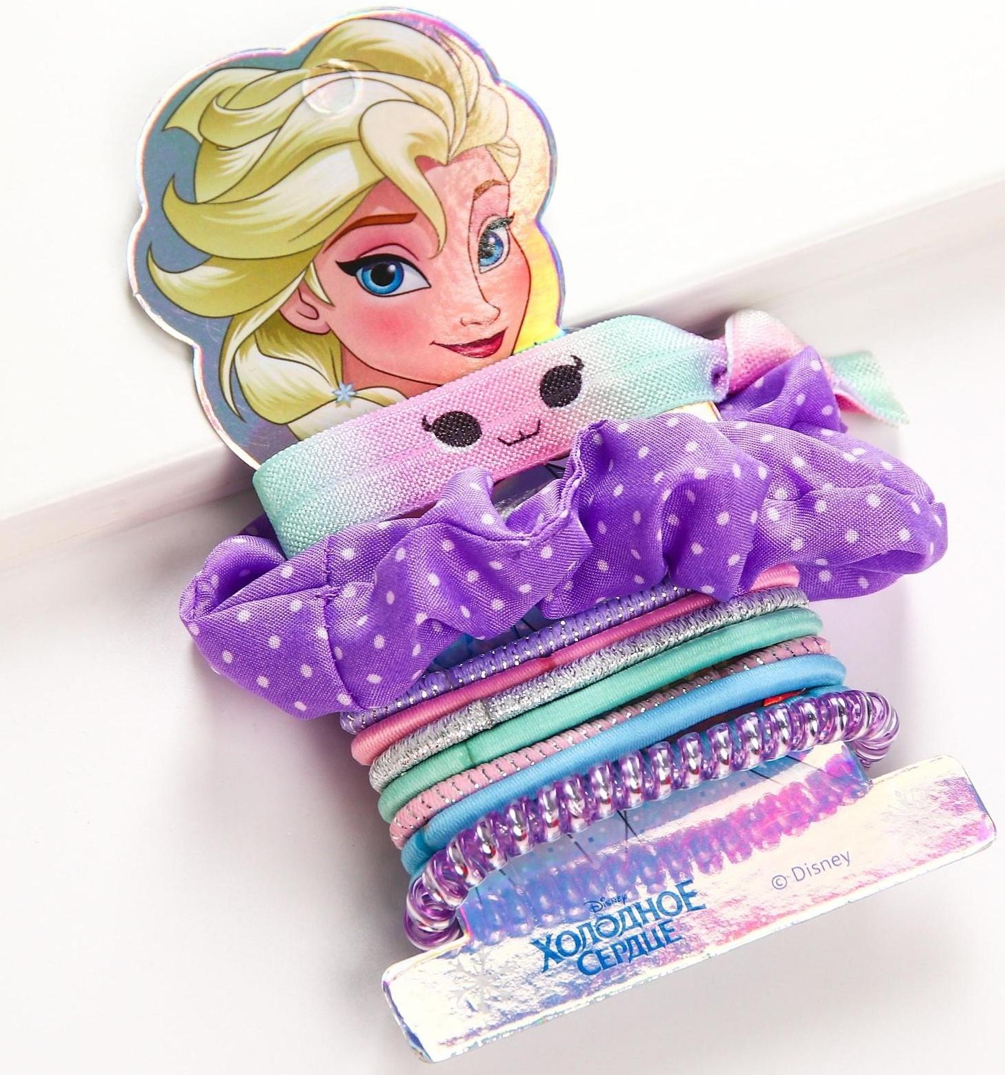 Набор резинок для волос, 10 шт, Холодное сердце