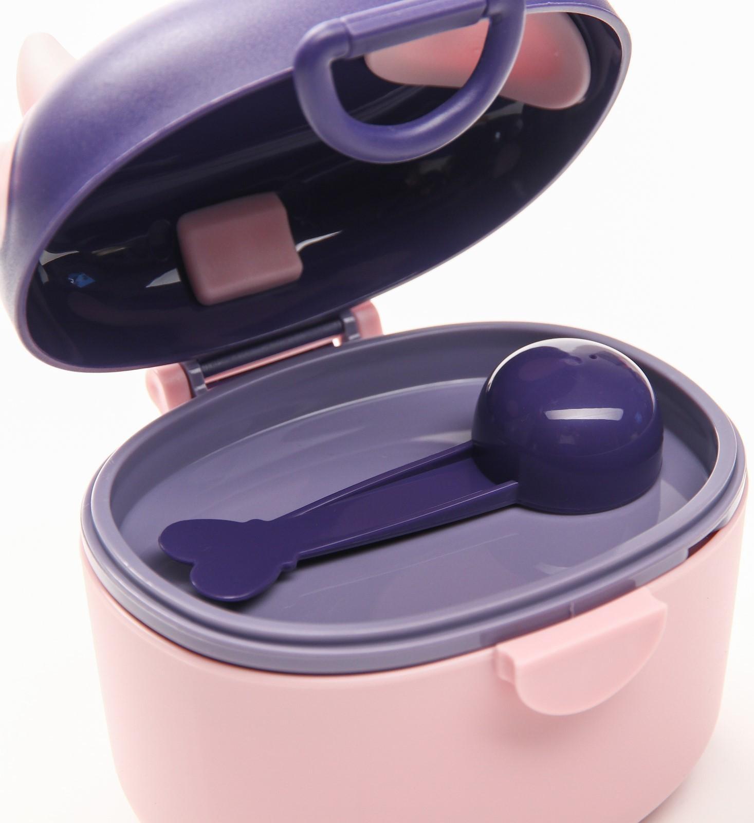 Контейнер для хранения детского питания 330 мл., цвет розовый