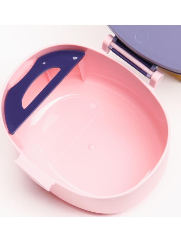Контейнер для хранения детского питания 330 мл., цвет розовый