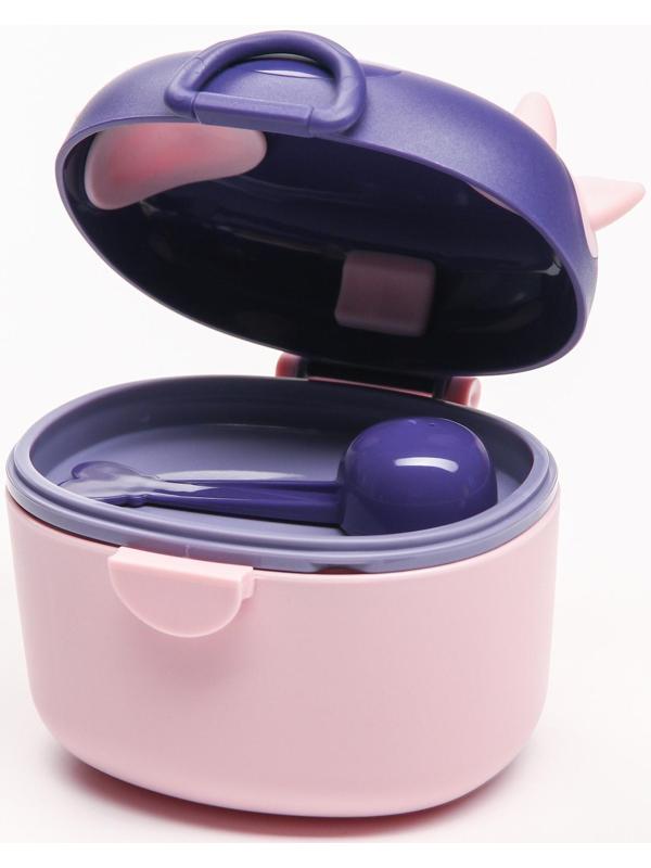 Контейнер для хранения детского питания 330 мл., цвет розовый