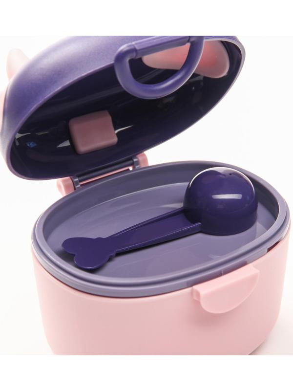 Контейнер для хранения детского питания 330 мл., цвет розовый