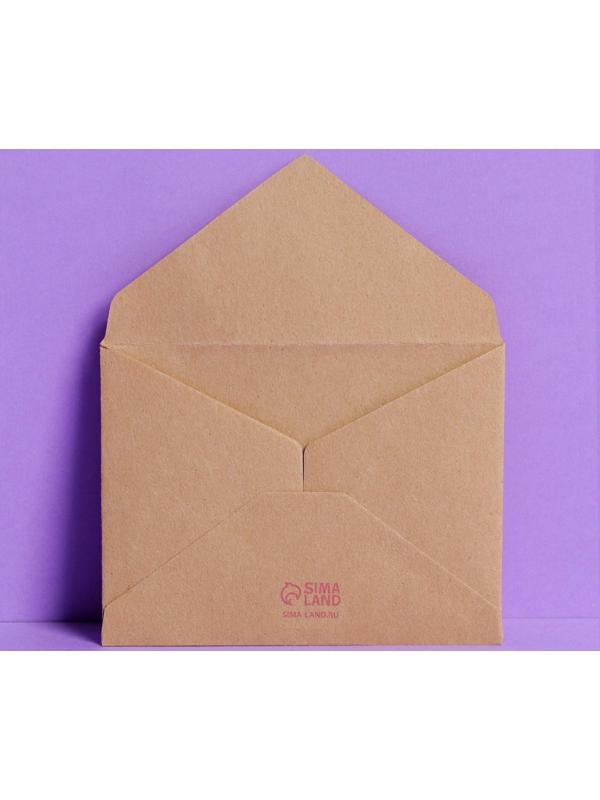 Конверт подарочный «Цветы», 7 × 9 см