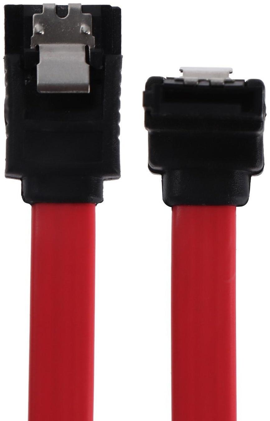 Кабель интерфейсный Cablexpert CC-SATAM-DATA90-0.3M, SATA 7pin/7pin, защелка, угловой,0.3М