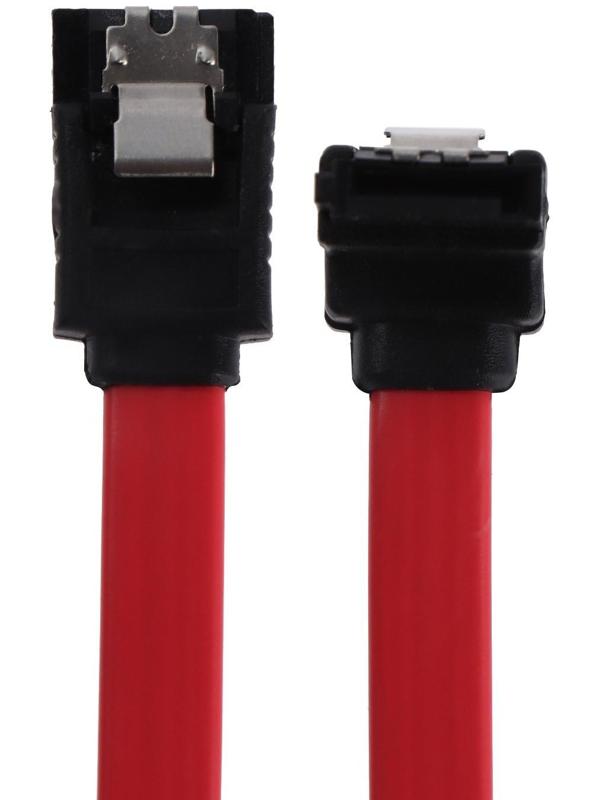 Кабель интерфейсный Cablexpert CC-SATAM-DATA90-0.3M, SATA 7pin/7pin, защелка, угловой,0.3М