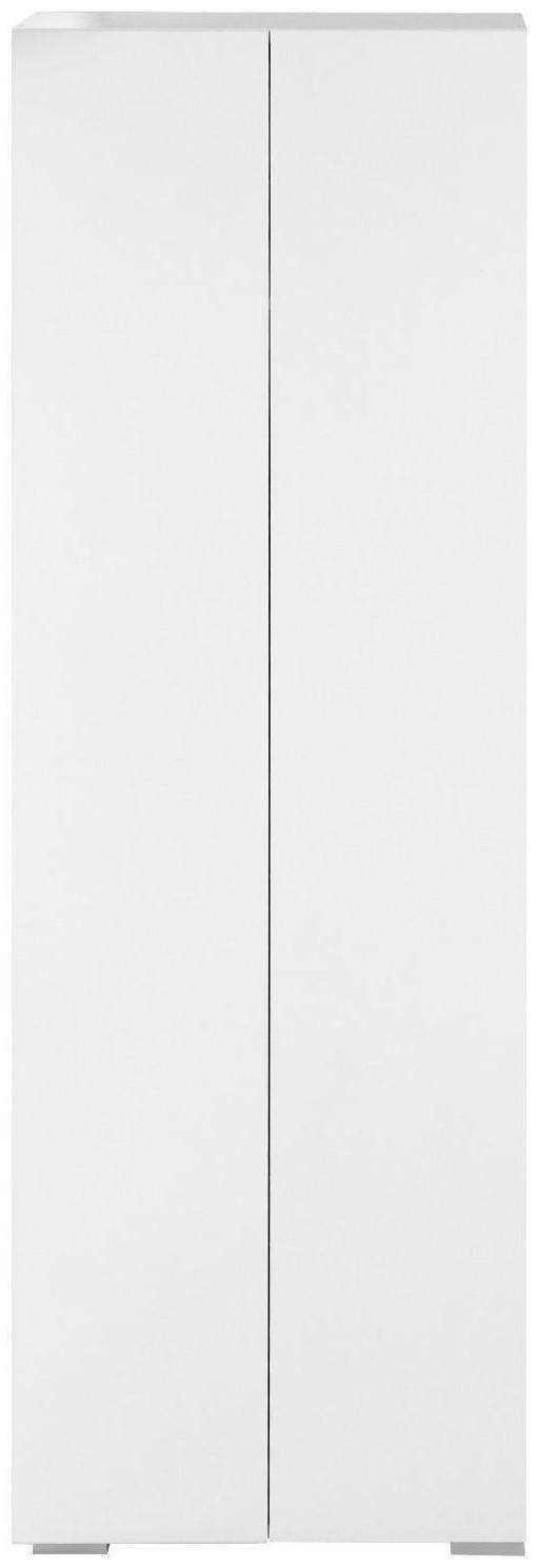 Шкаф 2х ств КЕОС с выдвижной штангой, 600х400х1800,  Белый