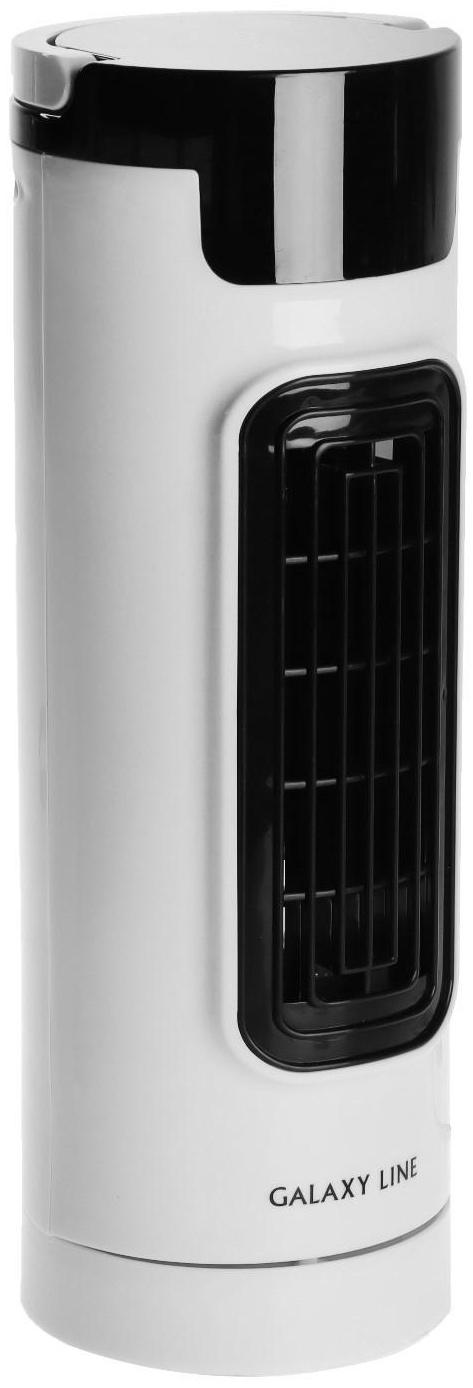 Вентилятор Galaxy LINE GL 8154, настольный, 40 Вт, 3 скорости, от сети, пульт, бело-черный