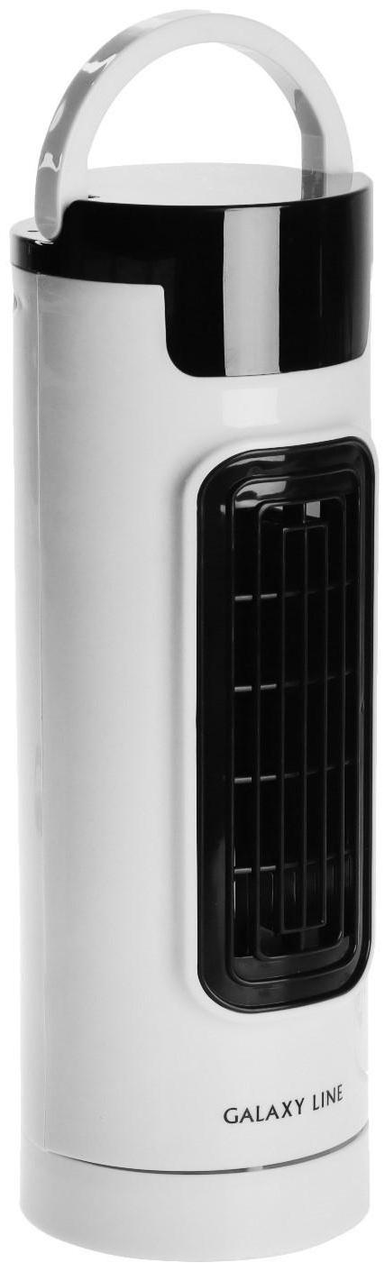 Вентилятор Galaxy LINE GL 8154, настольный, 40 Вт, 3 скорости, от сети, пульт, бело-черный