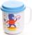 Кружка детская с крышкой, 200 мл., «Мишка», цвет голубой