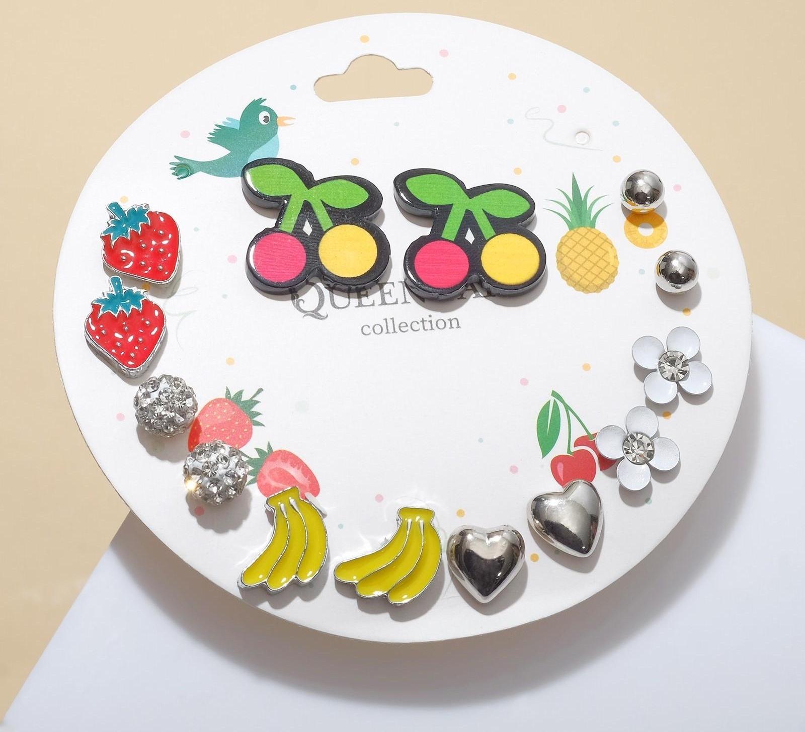 Пусеты 7 пар 