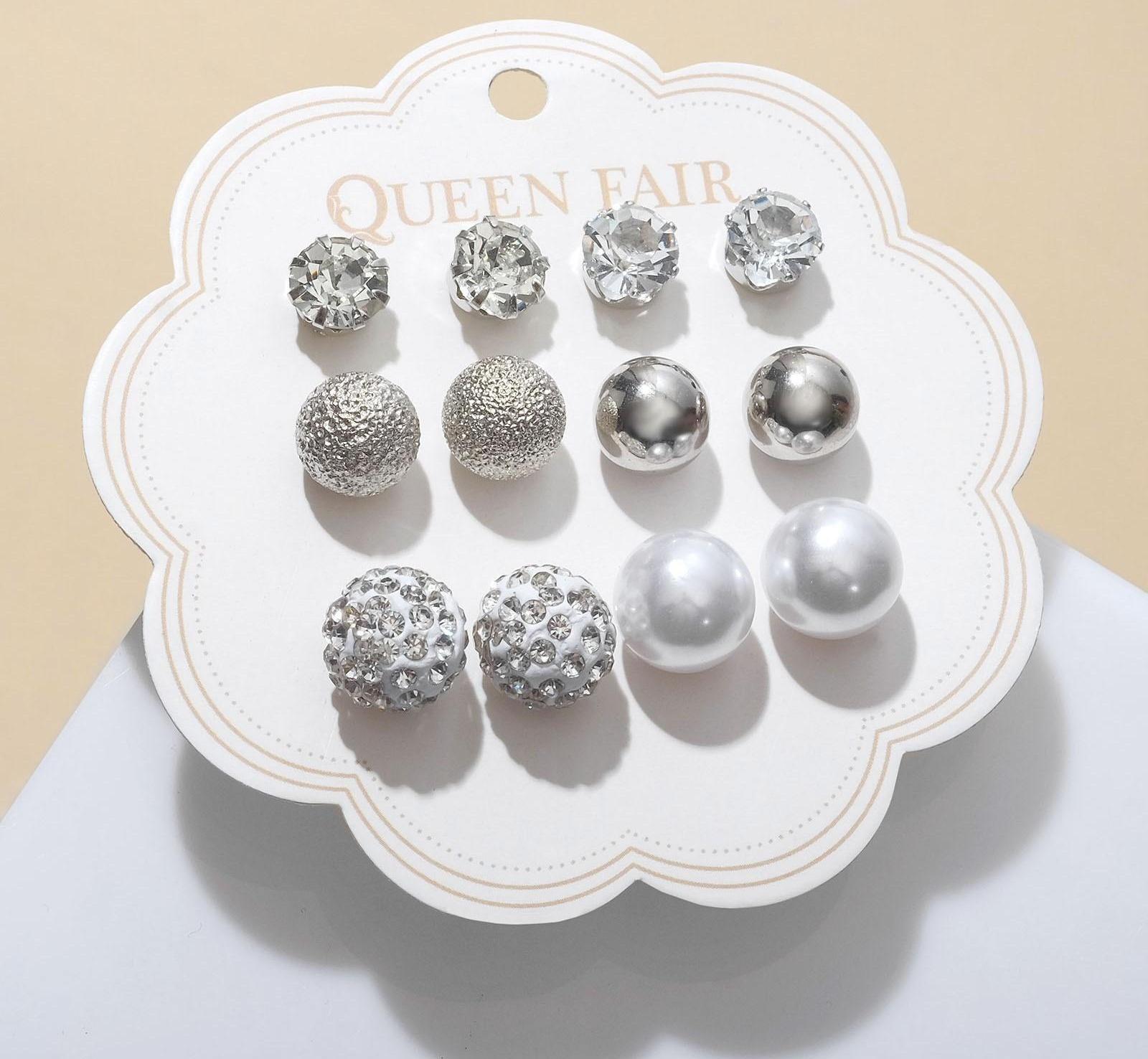 Пусеты 6 пар 