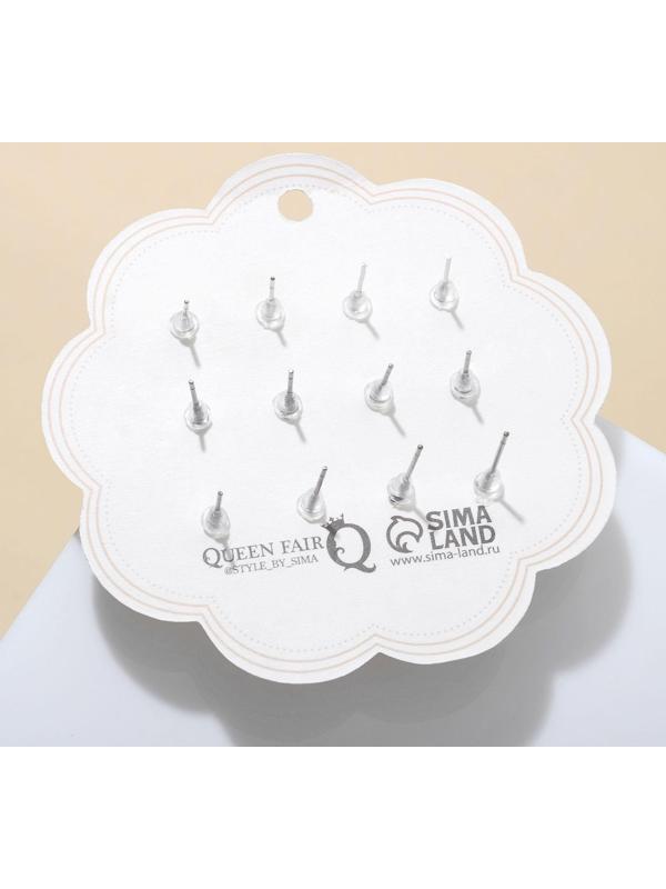 Пусеты 6 пар 