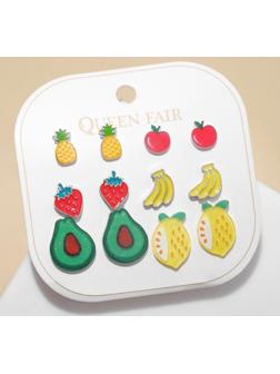 Пусеты 6 пар 