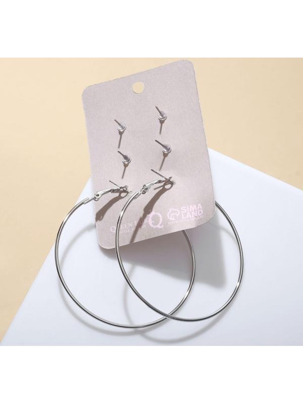 Пусеты 3 пары 