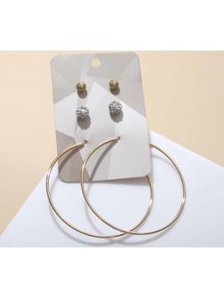 Пусеты 3 пары 