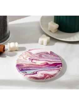 Подставка под горячее Pink illusion, 10×10 см