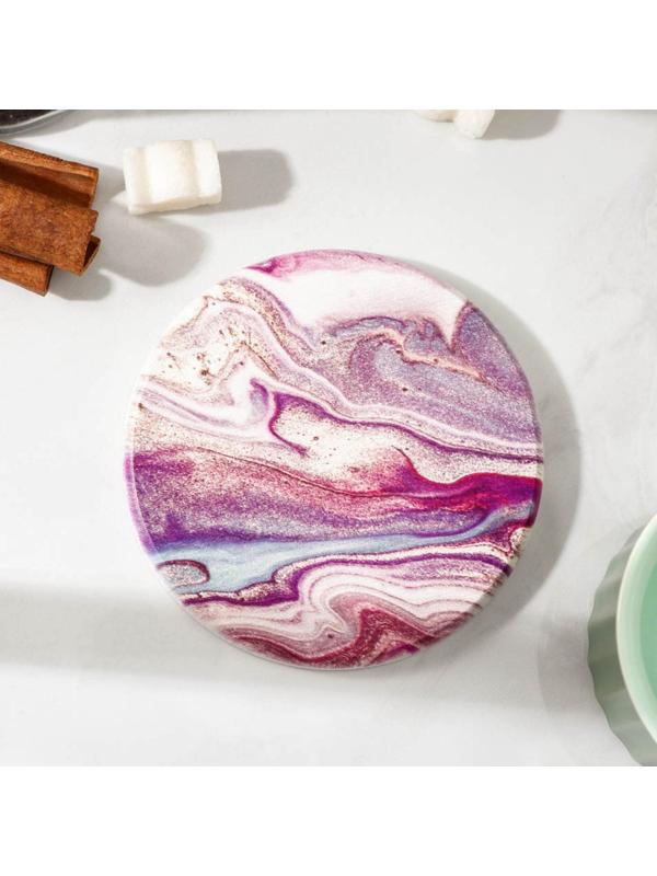 Подставка под горячее Pink illusion, 10×10 см