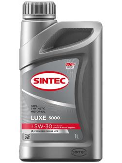 Масло моторное Sintec Luxe 5W-30 SL/CF, п/синтетическое, 1 л