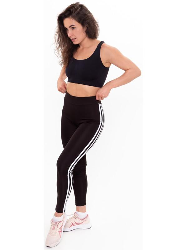 Леггинсы женские, цвет чёрный, размер 44