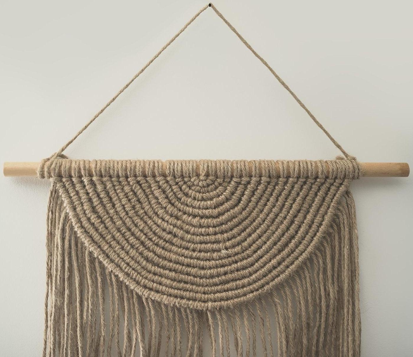 Палка-основа для макраме деревянная, без покрытия, d = 2,2 × 20 см