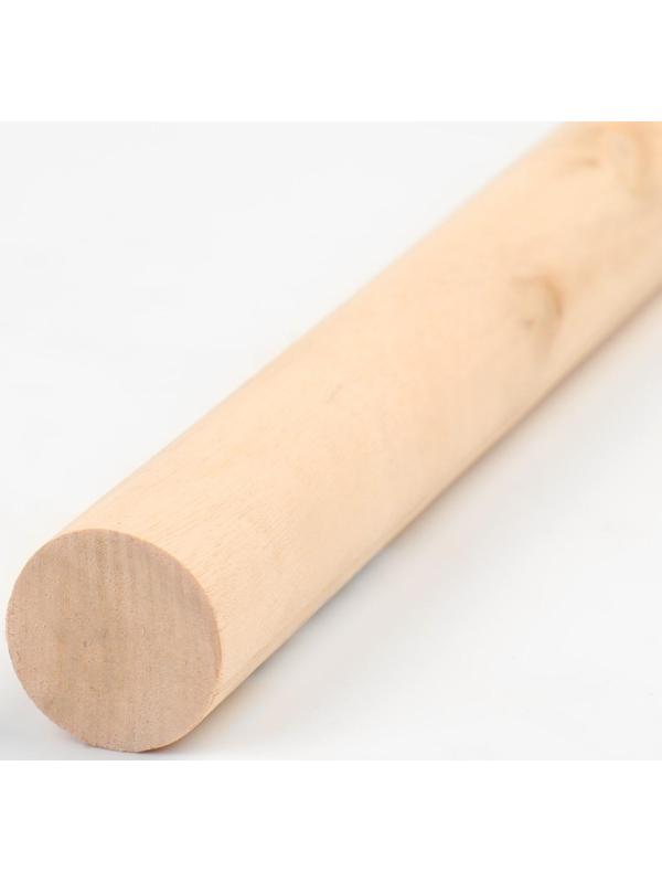 Палка-основа для макраме деревянная, без покрытия, d = 2,2 × 20 см