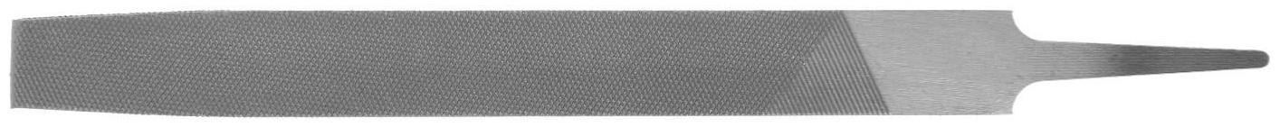 Напильник ТУНДРА, плоский, сталь У10, без рукоятки, №2, 150 мм