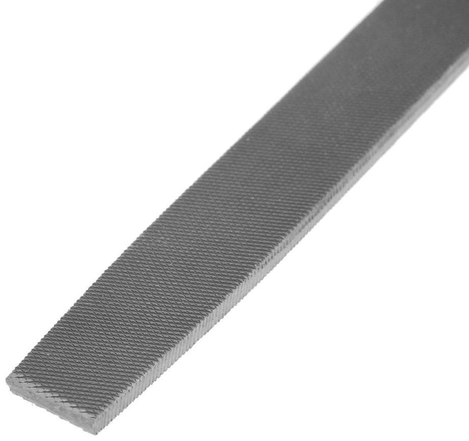 Напильник ТУНДРА, плоский, сталь У10, без рукоятки, №2, 150 мм