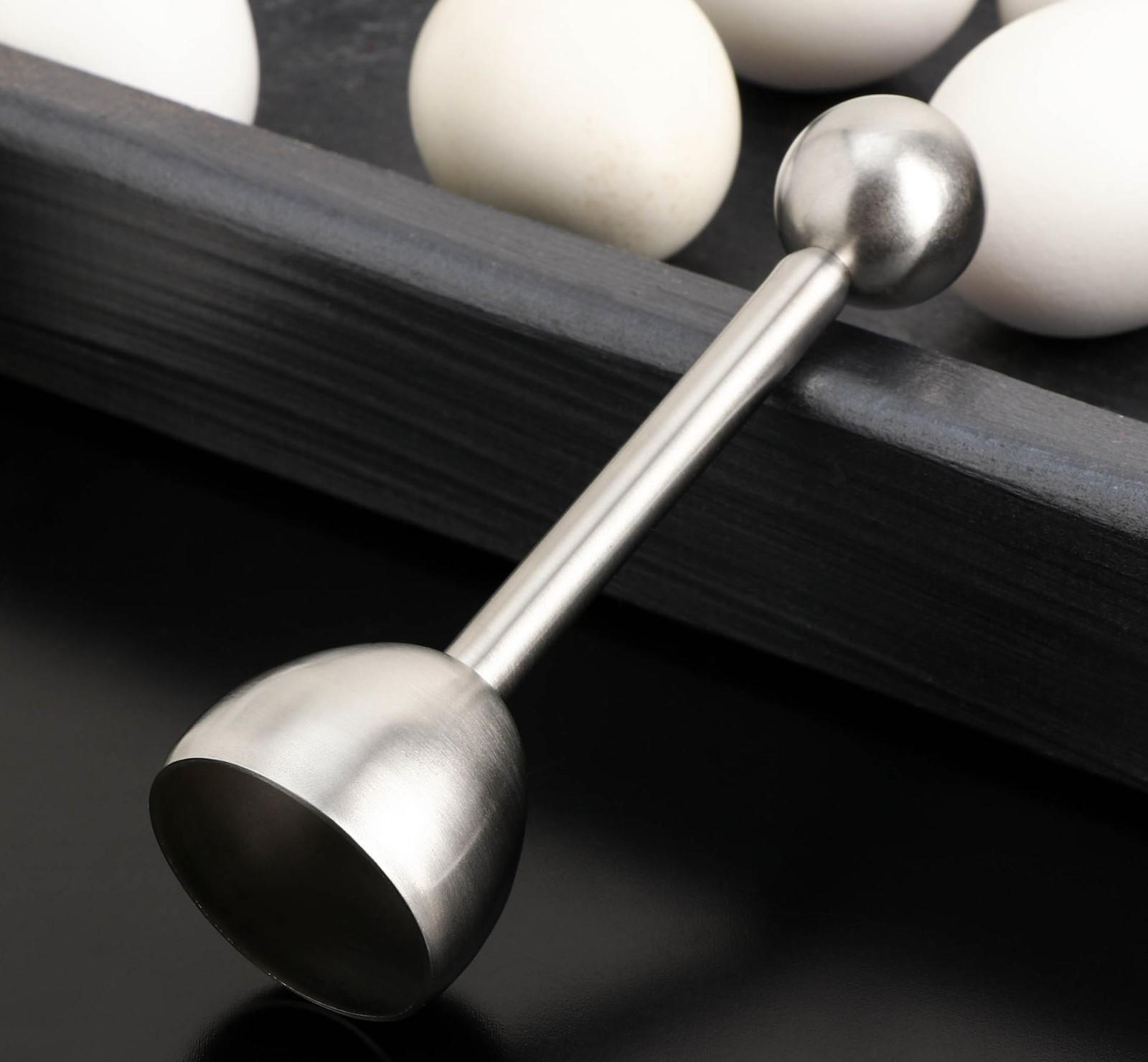 Яйце-битер, 13,3×4,3 см, нержавеющая сталь, цвет хромированный