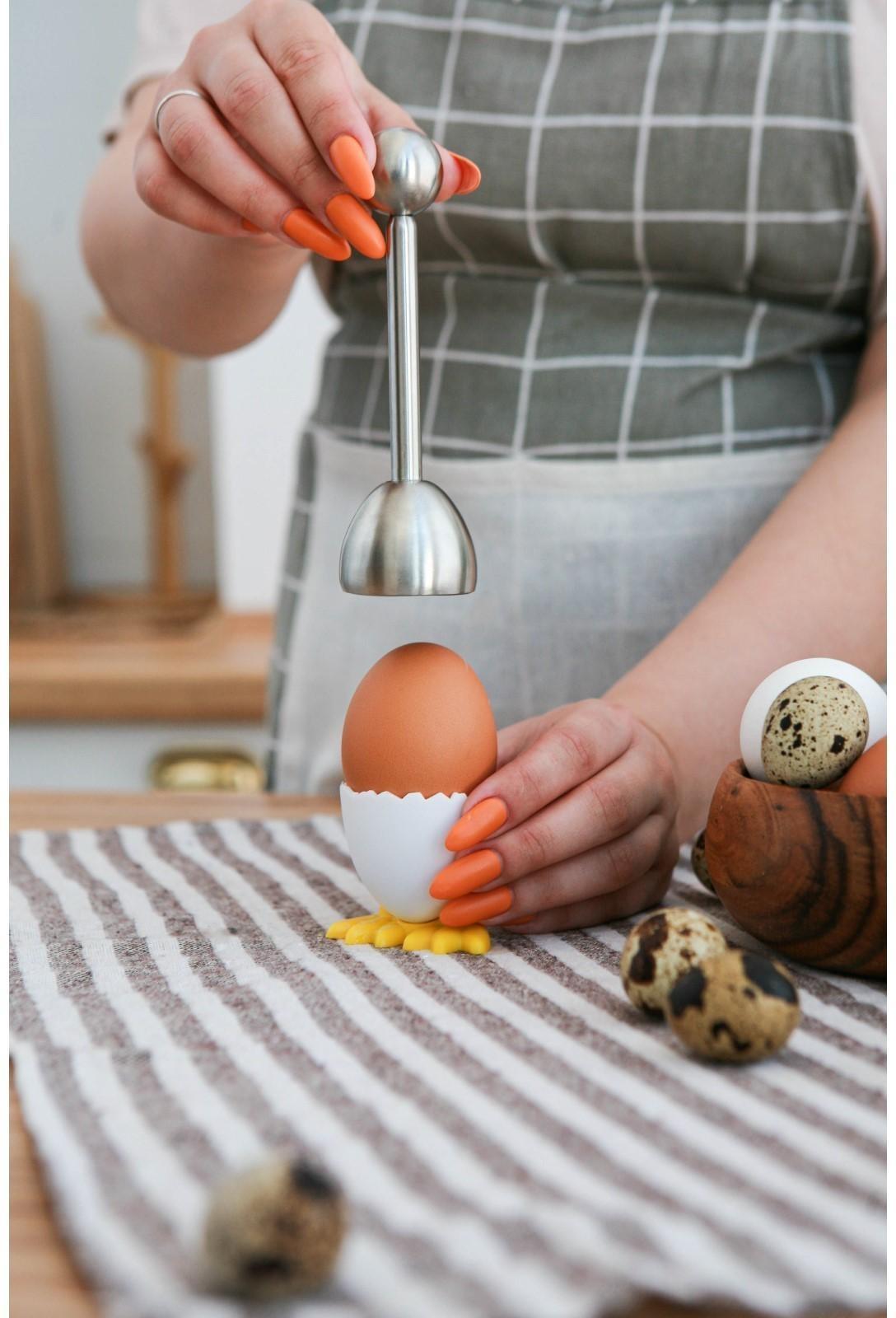 Яйце-битер, 13,3×4,3 см, нержавеющая сталь, цвет хромированный