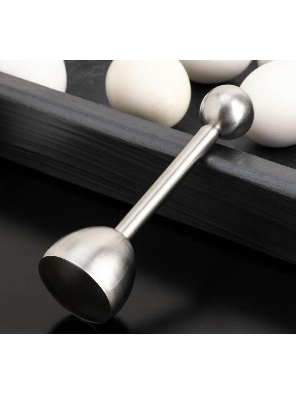 Яйце-битер, 13,3×4,3 см, нержавеющая сталь, цвет хромированный