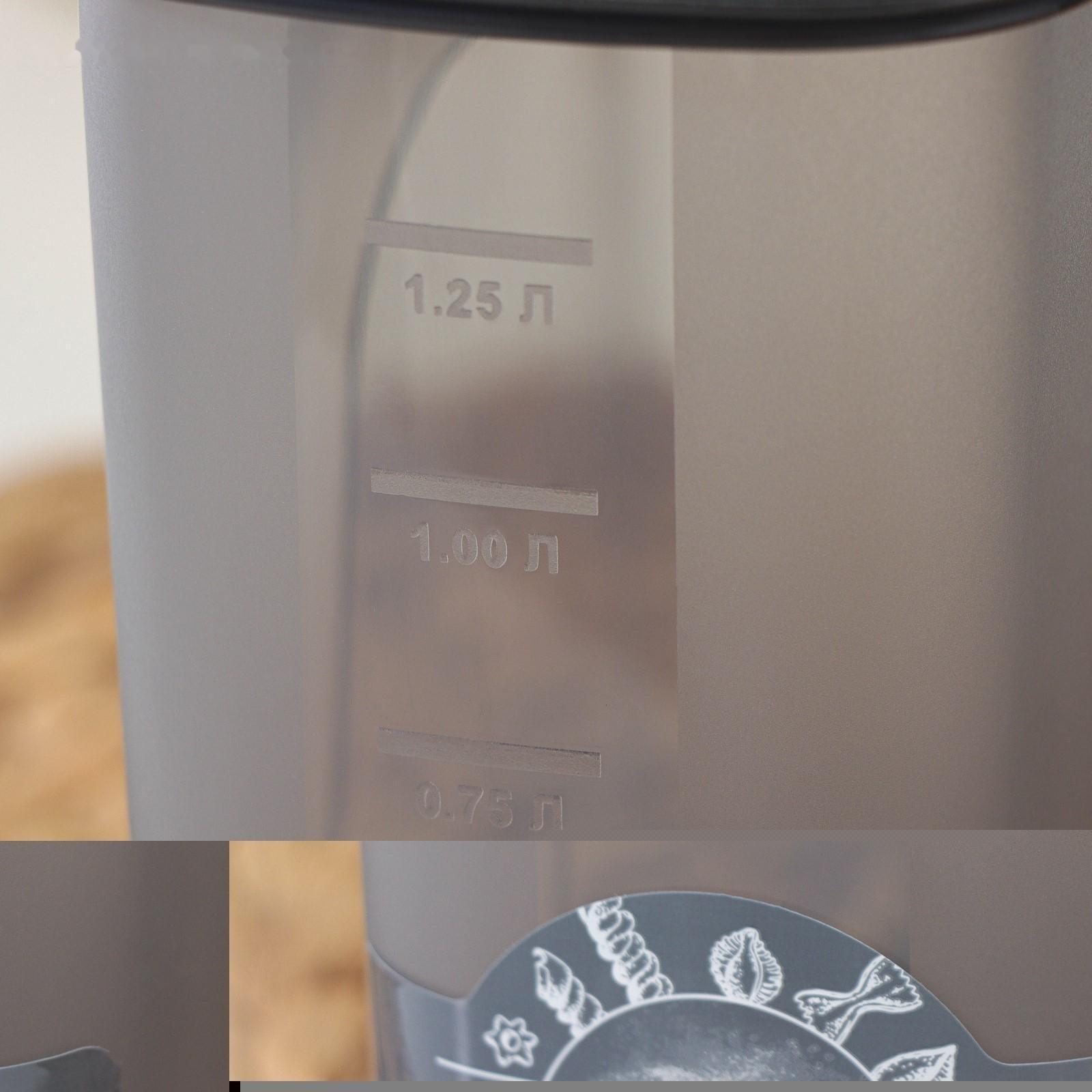 Ёмкость для сыпучих продуктов «Бест», 1,5 л, 9,5×19×14 см, цвет графитовый