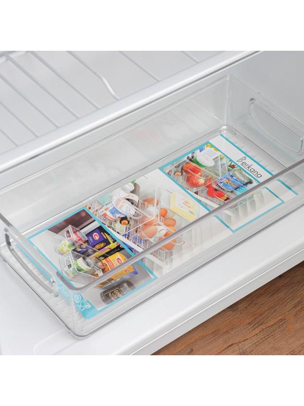 Контейнер для холодильника Berkana, 31,2×15,2×7,5 см, цвет прозрачный