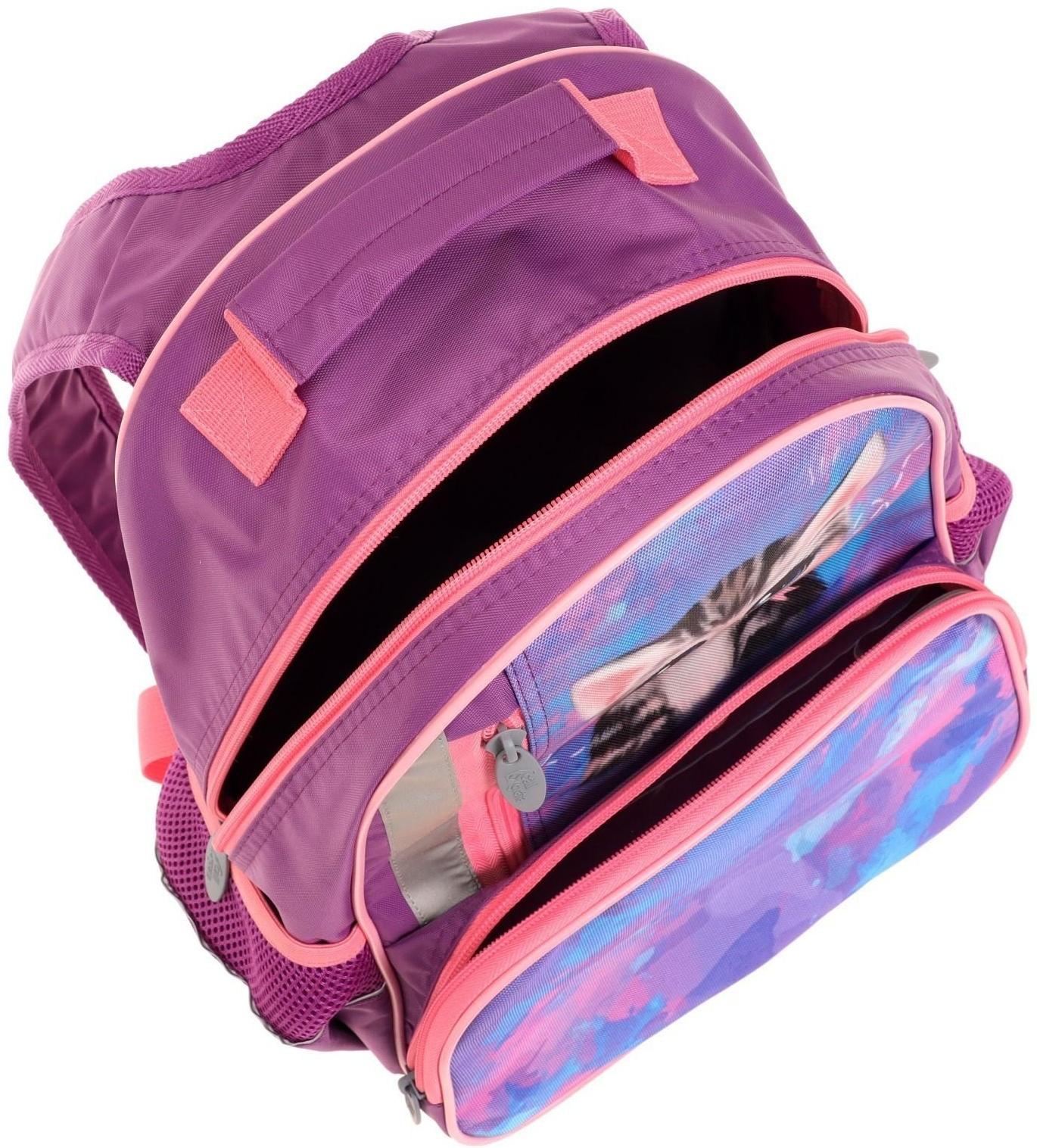 Рюкзак школьный, 37 х 26 х 13 см, эргономичная спинка, Calligrata ОРТ 