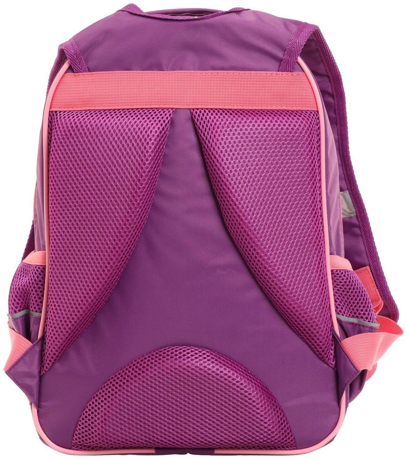 Рюкзак школьный, 37 х 26 х 13 см, эргономичная спинка, Calligrata ОРТ 