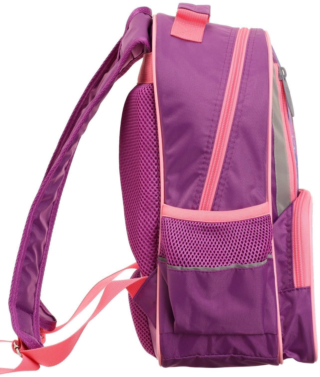 Рюкзак школьный, 37 х 26 х 13 см, эргономичная спинка, Calligrata ОРТ 