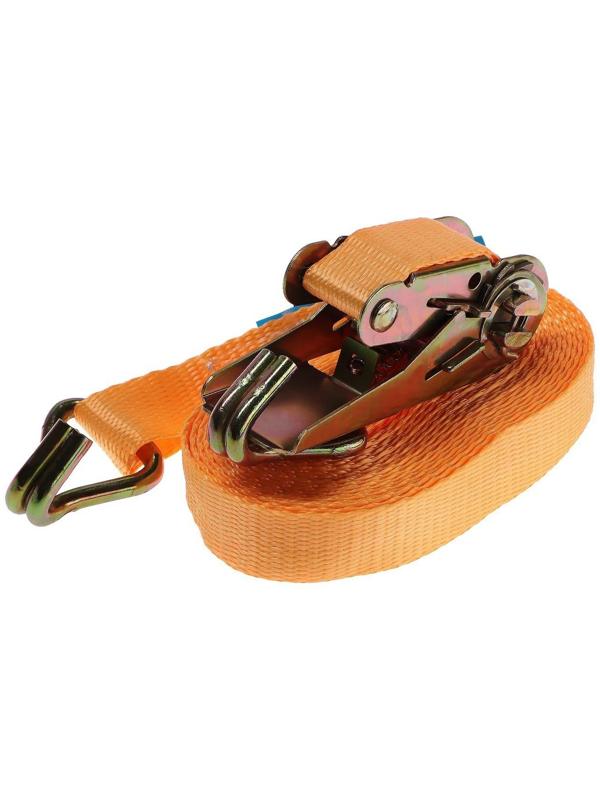 Стяжка груза с механизмом, ширина ленты 25 мм, нагрузка 800 кг, длина 6 м