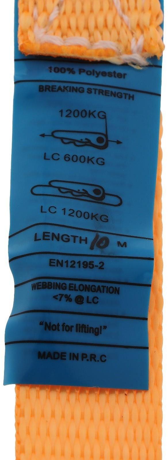 Стяжка груза с механизмом, ширина ленты 25 мм, нагрузка 800 кг, длина 10 м