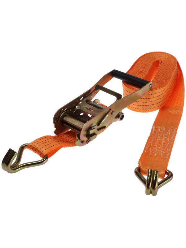 Стяжка груза с механизмом, ширина ленты 50 мм, нагрузка 3000 кг, длина 8 м