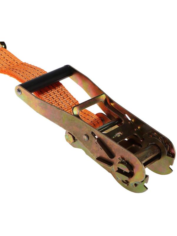 Стяжка груза с механизмом, ширина ленты 50 мм, нагрузка 3000 кг, длина 10 м