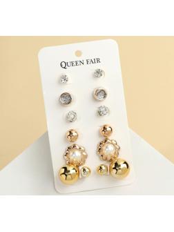 Пусеты 6 пар 