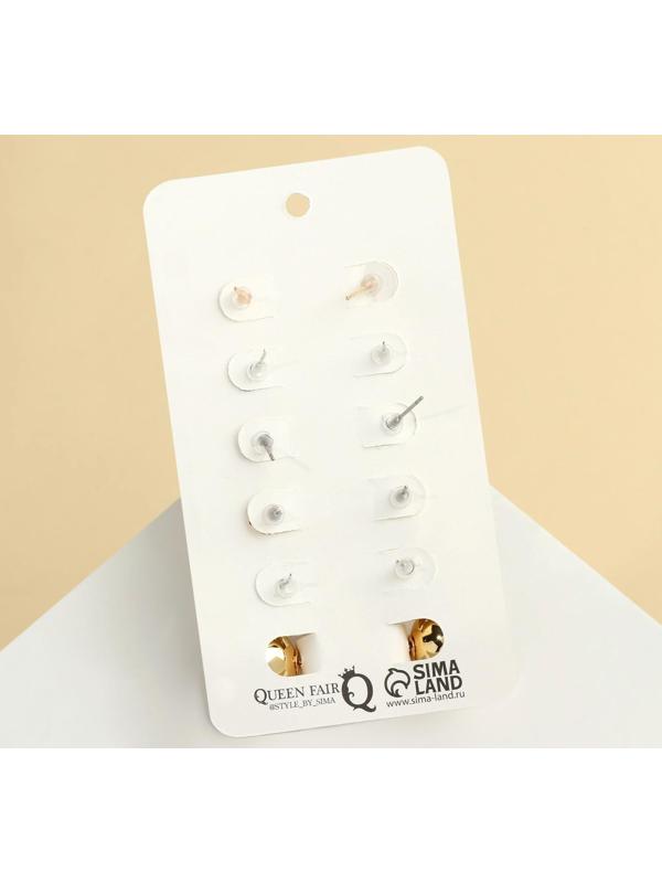 Пусеты 6 пар 