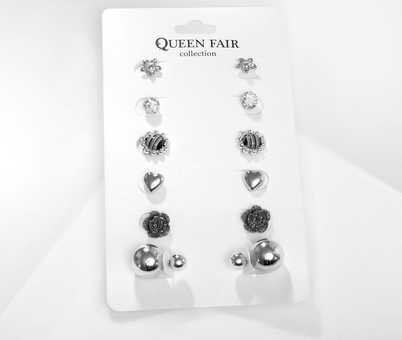 Пусеты 6 пар 