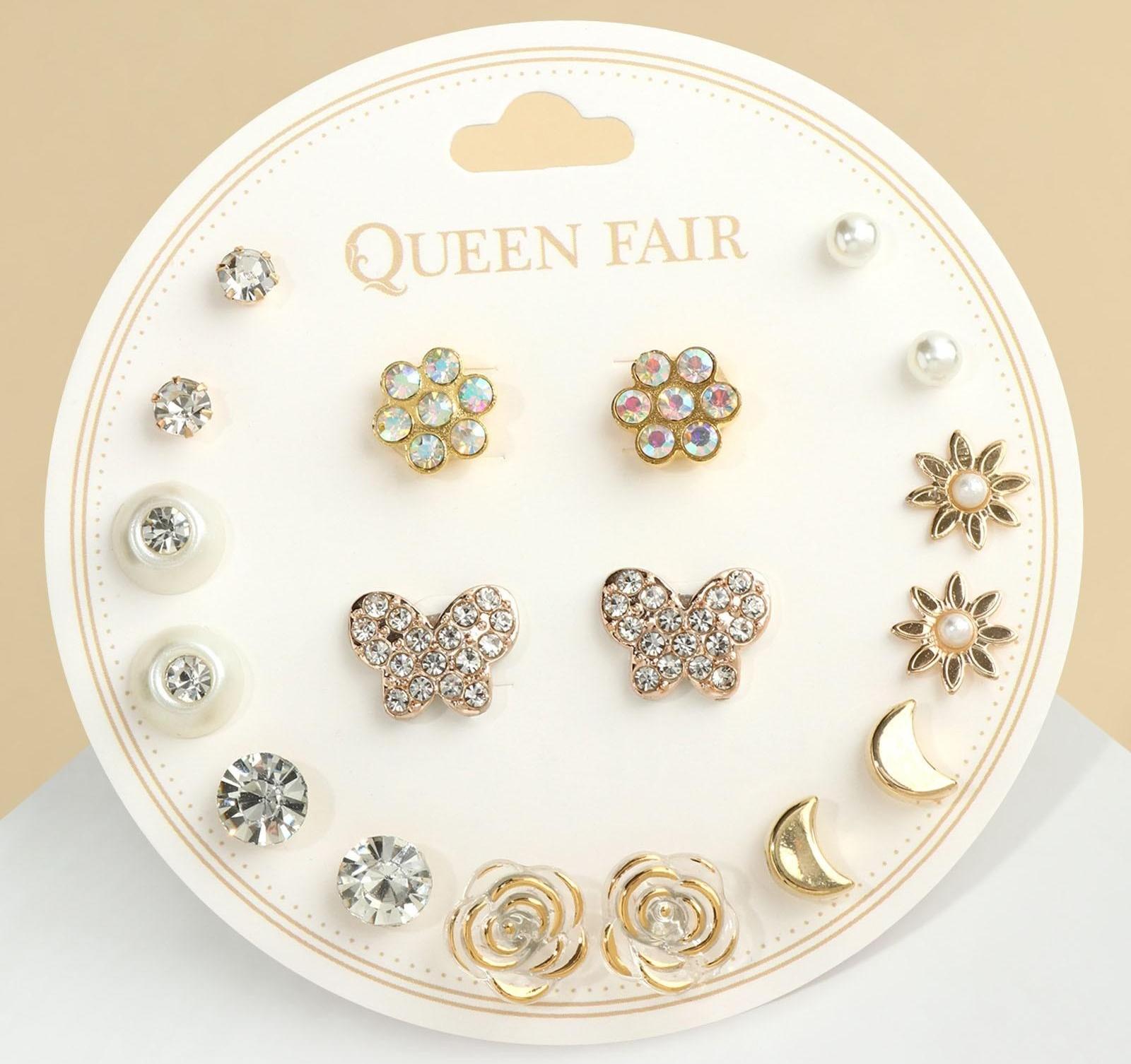 Пусеты 9 пар 