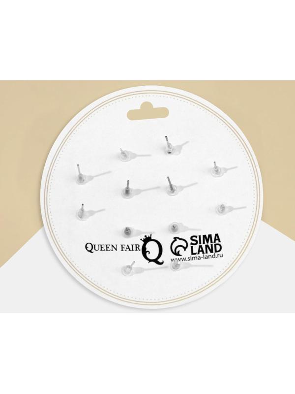 Пусеты 6 пар 